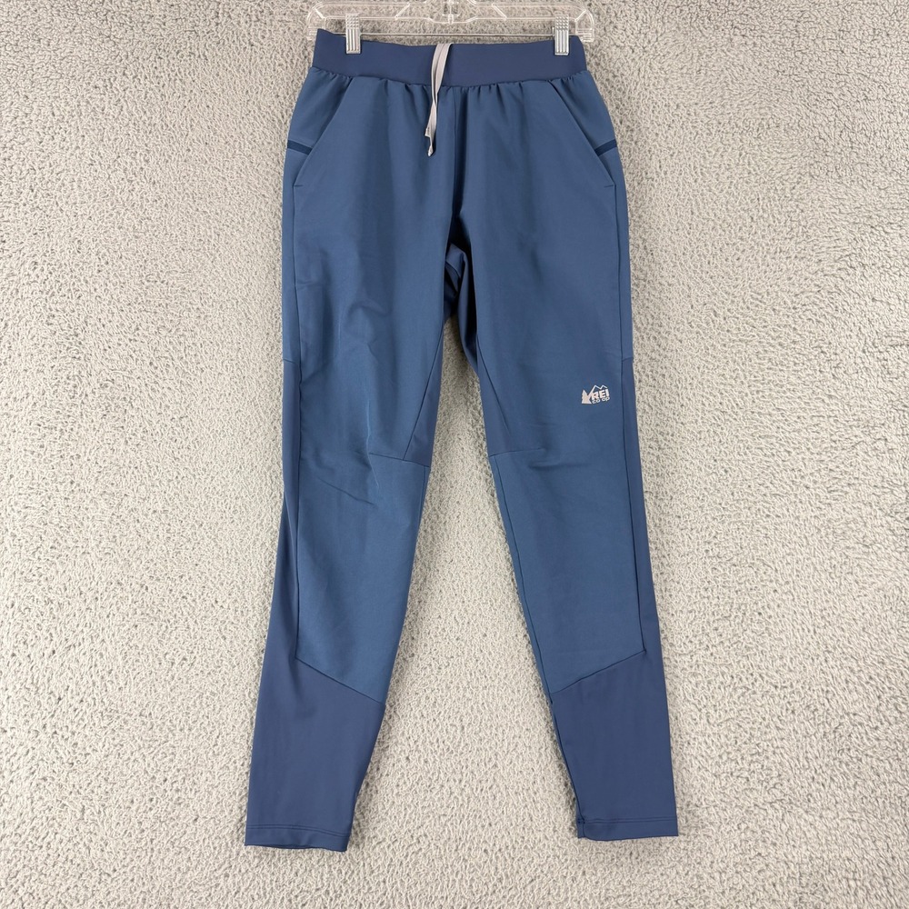 REI Co-op Active Jogger Pants Womens S Blue Hiking Running Tapered Stretch Trail
